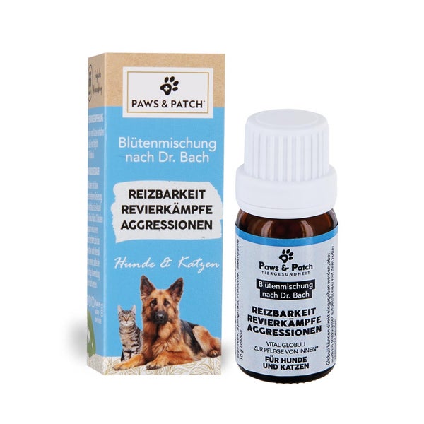 PAWS&PATCH Bachblütenmischung REIZBARKEIT AGGRESSIONEN 10 g