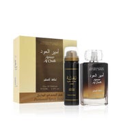 Lattafa Ameer Al Oudh 3 4 Oz EdP 1 7 Oz Parfümiertes Spray Geschenkset 0,1 l