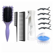 Locken Haar Bürste Set Locken Defining Bürste Sprühflasche Z 1 St