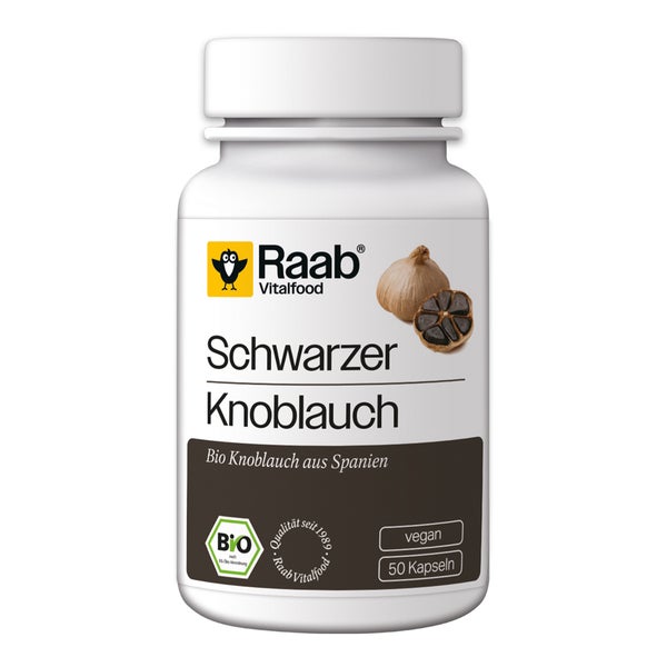 Raab Vitalfood Schwarzer Knoblauch Kapseln 50 St