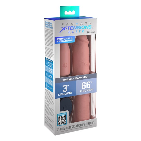 Fantasy X-Tensions - Elastische Vibro-Penissleeve 1 St
