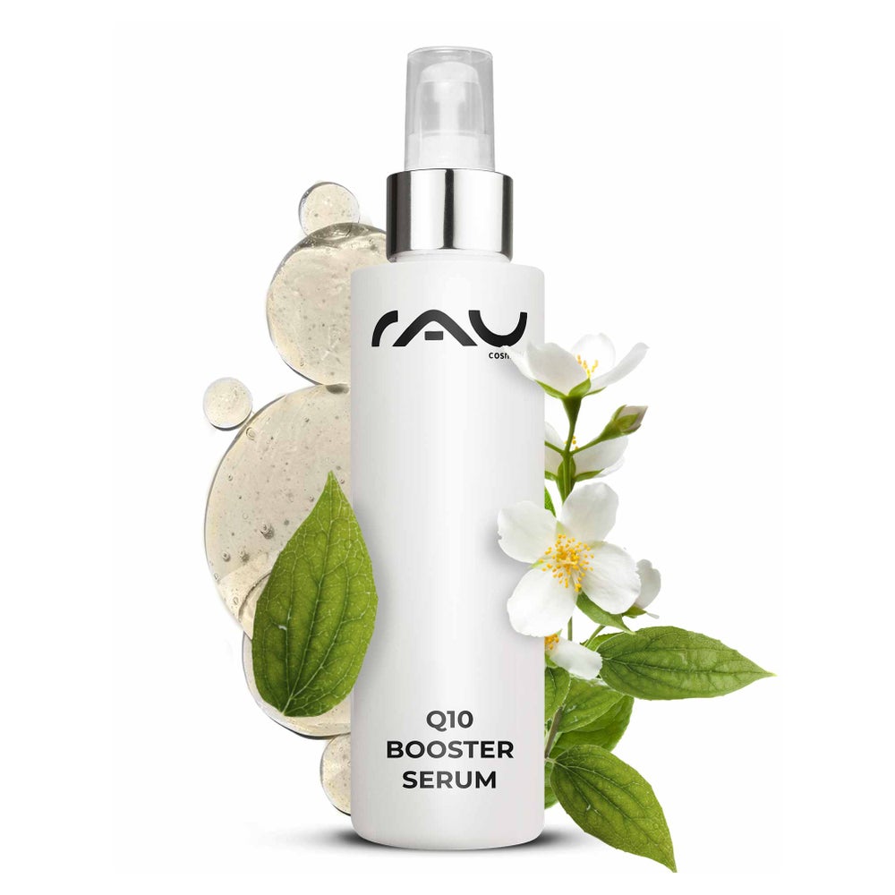 Q10 Booster Serum 100 ml - mit Hyaluron, Q10 &amp; Lecithin