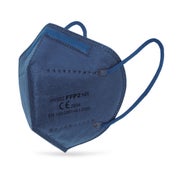 CN FFP2-Maske blau - einzeln verpackt (25er Box) 25 St