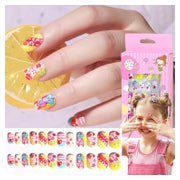 Press On Nails 24 Stück selbstklebende kurz Kinder Mädchen B 1 St