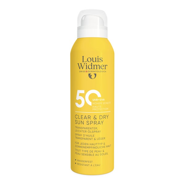 Widmer Sun Clear & Dry Sun Spray Uv 50 L.p. 200 ml