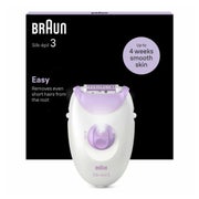 Braun Silk-épil 3, kabelgebundener Epilierer für eine einfache Haarentfernung, wochenlang seidig-glatte Haut, 3-000, Lila 1 St
