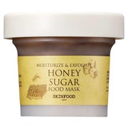 SKINFOOD Honig-Zucker Maske – Peelende Wash-off-Maske 120 g