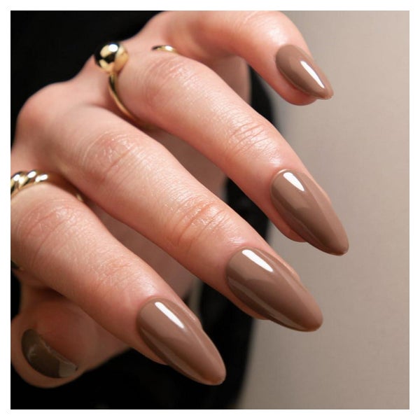 Falsche Nägel Press On 24 Stück Oval Mandel Acryl Gel Kurz B 1 St
