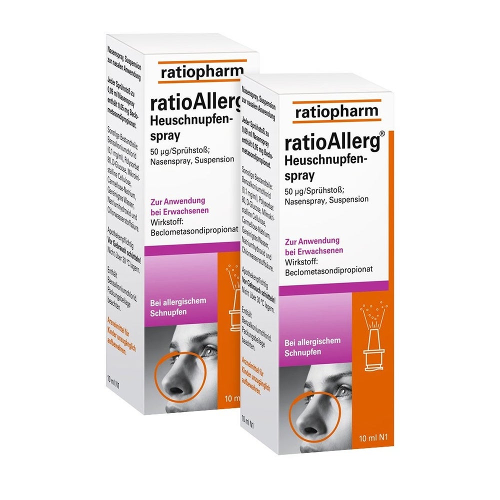 RatioAllerg Heuschnupfenspray Doppelpack 2X10 ml