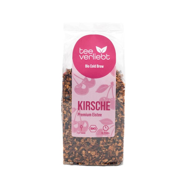 teeverliebt – Kirsche Bio Cold Brew | Premium Bio Eistee 100 g