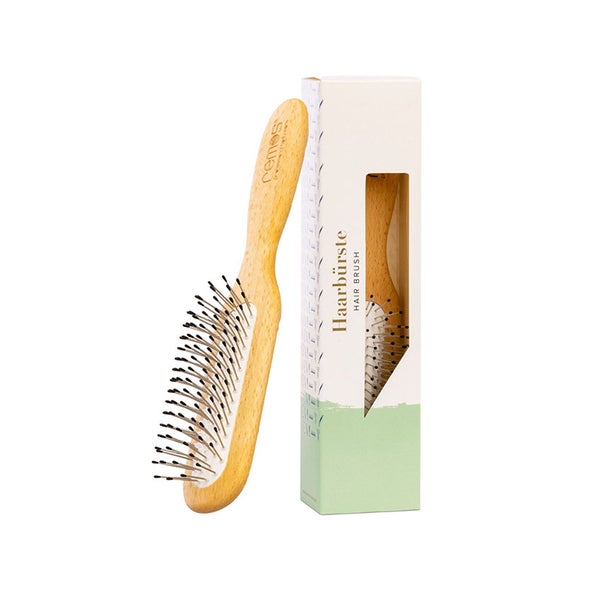 Haarbürste mit Stahlstiften und Noppen, schmal 1 St