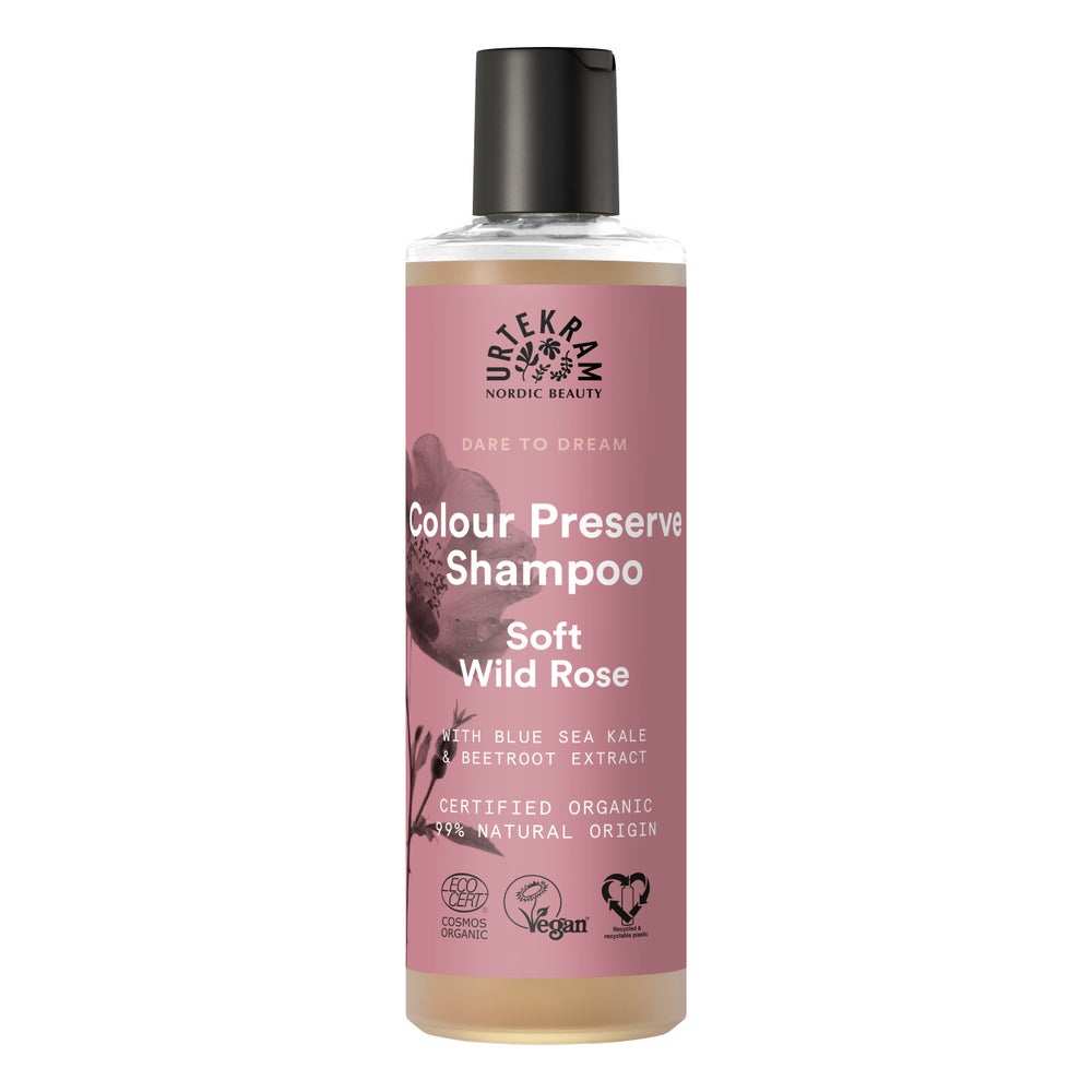 Urtekram Soft Wild Rose Colour Preserve Shampoo 250 ml