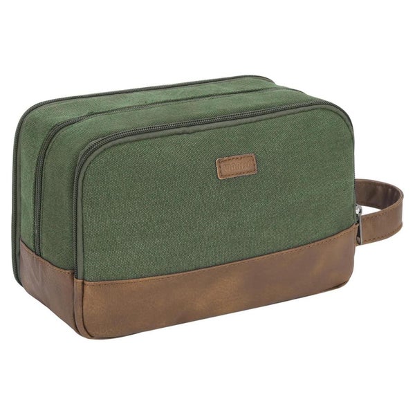 Kulturtasche Herren Reise Doppkit Canvas Rasierutensilien Gr 1 St