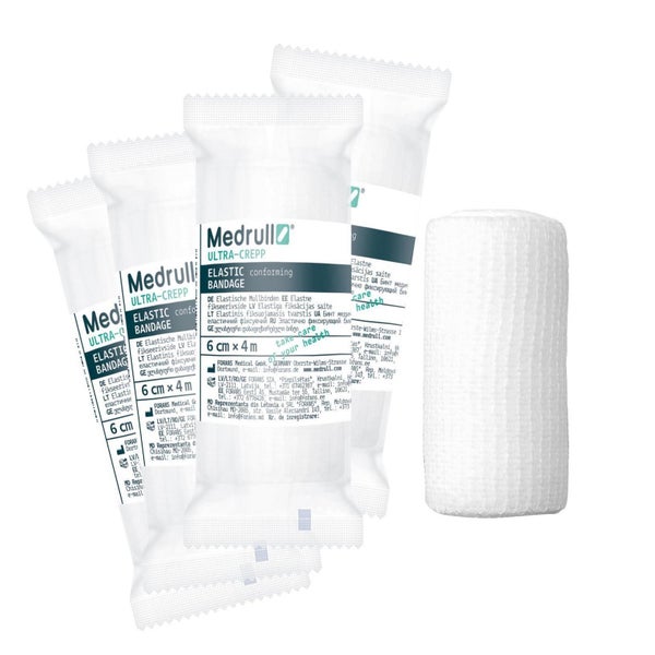 Elastische Mullbinden Set ULTRA CREPP 1 St