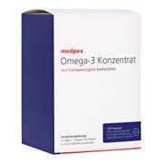 Produktabbildung: medpex Omega-3 Konzentrat 120 St
