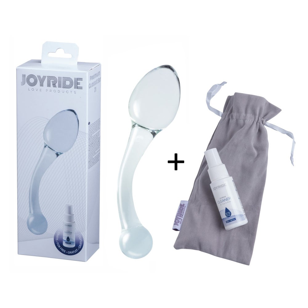 JOYRIDE - GlassiX Set - Hand gefertigter Glas-Dildo