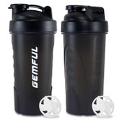 2er-Pack 750ml Protein Shaker BPA-frei für Proteinshakes, Fi 1 St
