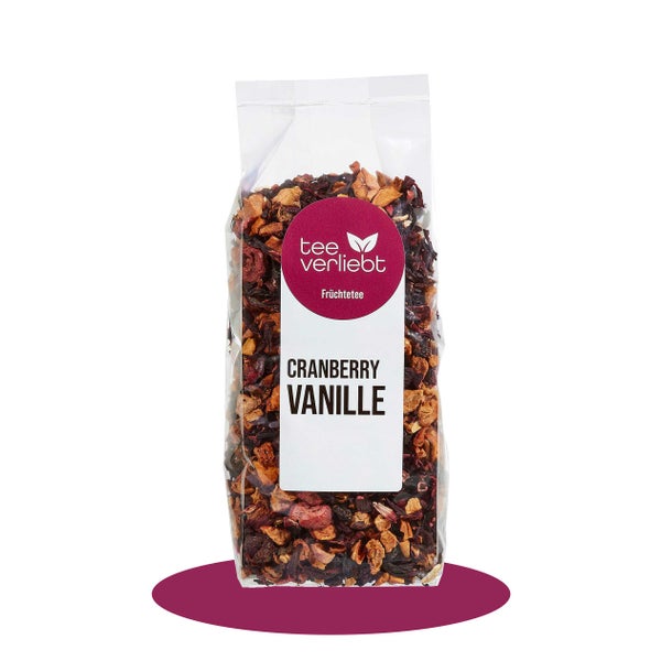 teeverliebt - Cranberry Vanille loser Früchtetee | 200g 200 g