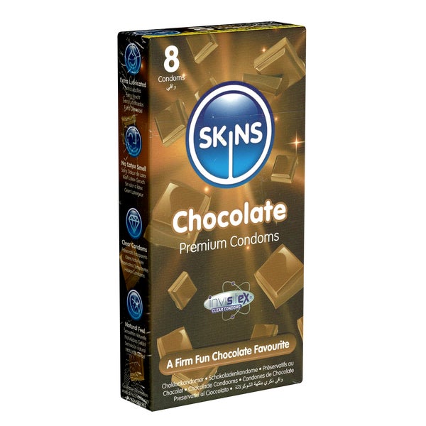 Chocolate Kondome 8 Stück – süß duftend & extra feucht (8 Kondome) 8 St