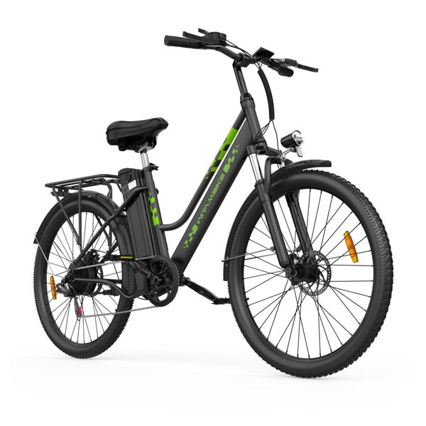 WITAMBIKE C26 Pendler-E-Bike, 36V 15Ah Akku,Schwarz 1 St