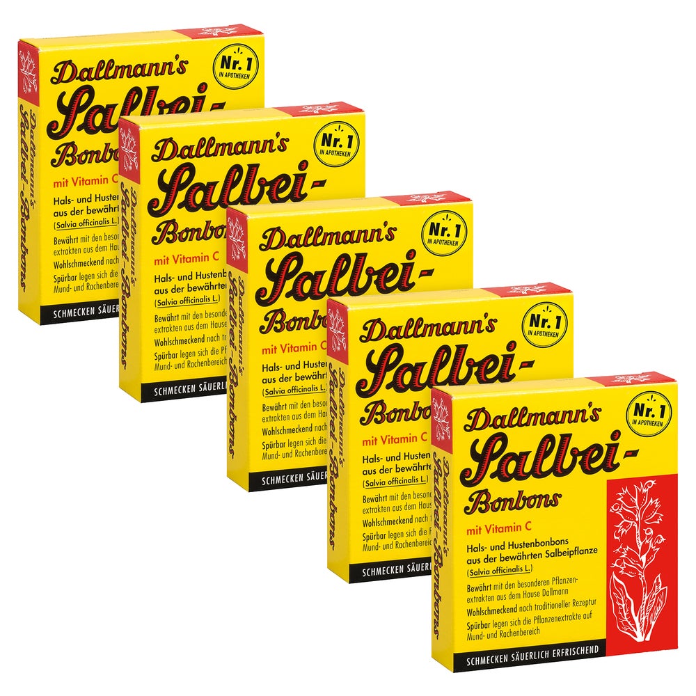 Dallmann s Salbei-Bonbons mit Vitamin C 5X20 St