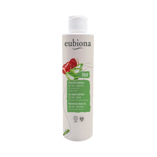 Eubiona Feuchtigkeitsduschgel Aloe Vera-Granatapfel