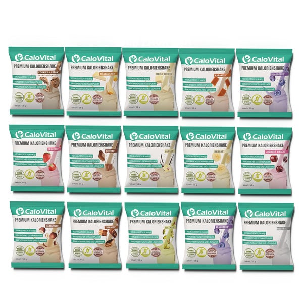 CaloVital Probierpaket Mix 15er Pack 50g Pulver 750 g
