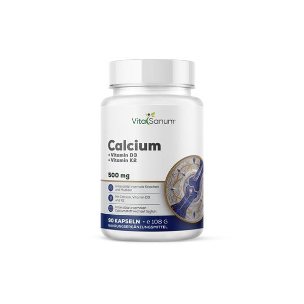 VitaSanum® - Calcium + Vitamin D3 + Vitamin K2 90 g
