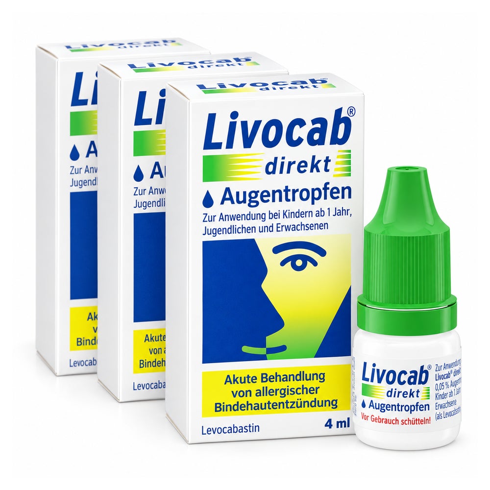 Livocab direkt Augentropfen DreierP 3X4 ml