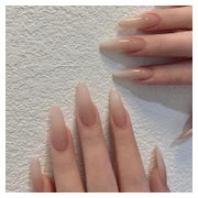 24 Stiletto Nägel Lang, Nude Gradient French Ballerina Press 1 St