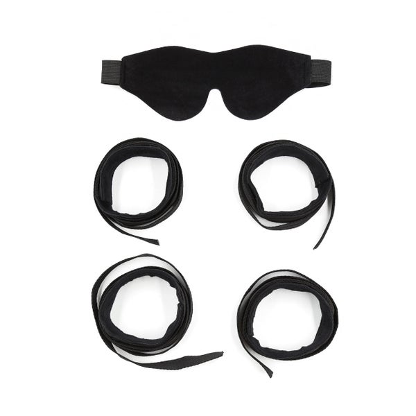 Faustyna - Restraint 3pcs Set (blindfold,Wrist and Ankle Restraints) 1 St