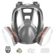 ZXICH Vollgesichtsmaske mit 40mm Aktivkohlefilter für Malen 1 St