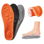 Einlegesohlen orthopädische 3 Farben (Orange + Schwarz + Gra 1 St