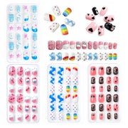 Falsche Nägel 96 Kinder Nagelkleber Colorful Pink A 1 ml (1e 1 St
