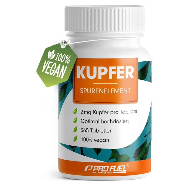 ProFuel - Kupfer Tabletten 365x 2mg Kupferbisglycinat 365 St
