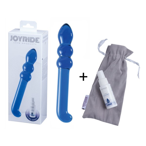 JOYRIDE - GlassiX Set - Hand gefertigter Glas-Dildo