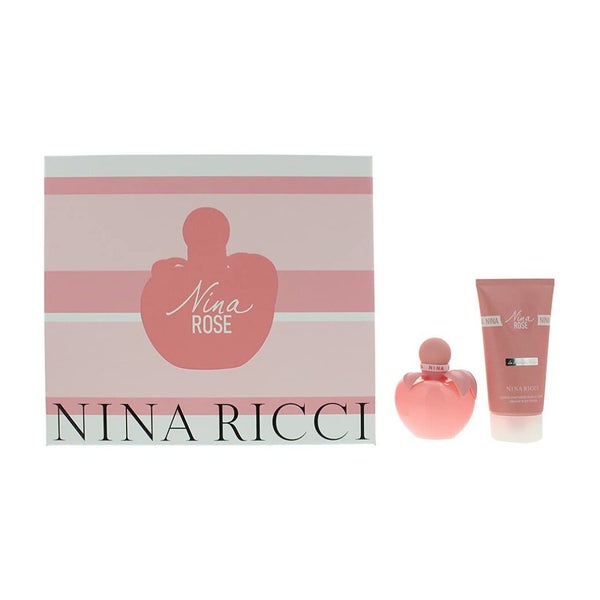 Nina Ricci Nina Rose Gift Set 50ml EDT + 75ml Body Lotion 0,125 l