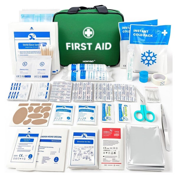Erste Hilfe Set 180 Teile Kasten für Zuhause 1 St
