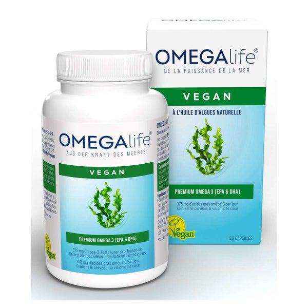 OMEGAlife Algenöl Vegan | Kapseln 120 St