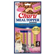 INABA Meal Topper Tuna Salmon 4x14 g cremige Ergänzung mit Thunfisch und Lachs für Katzen 0,056 kg