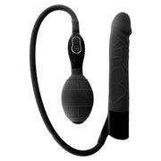 Seven Creations - Schwarzer Aufblasbarer Vibrator Von 1 St