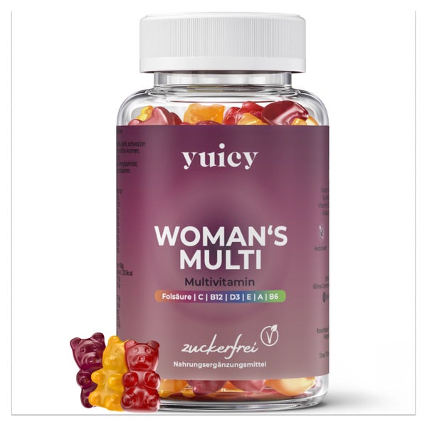 yuicy® Woman's Multi Gummies - Vitamine für Frauen 60 St