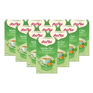 Yogi Tea - Weier Tee mit Aloe Vera Bio Krutertee | 10 x 30,6g 10x17 St  online kaufen | DocMorris