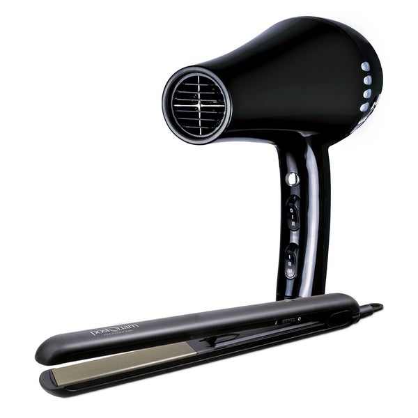 ITALIAN DESIGN ELEKTROGERÄTE Professional Pack Ionic Hairdryer+ Iria Titanium Glättungsbürste
