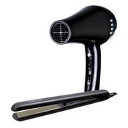 ITALIAN DESIGN ELEKTROGERÄTE Professional Pack Ionic Hairdryer+ Iria Titanium Glättungsbürste