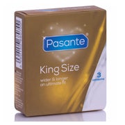 Produktabbildung: «King Size» 3 XXL-Kondome, 60 mm, 205 mm Länge, transparent (3 Kondome) 3 St