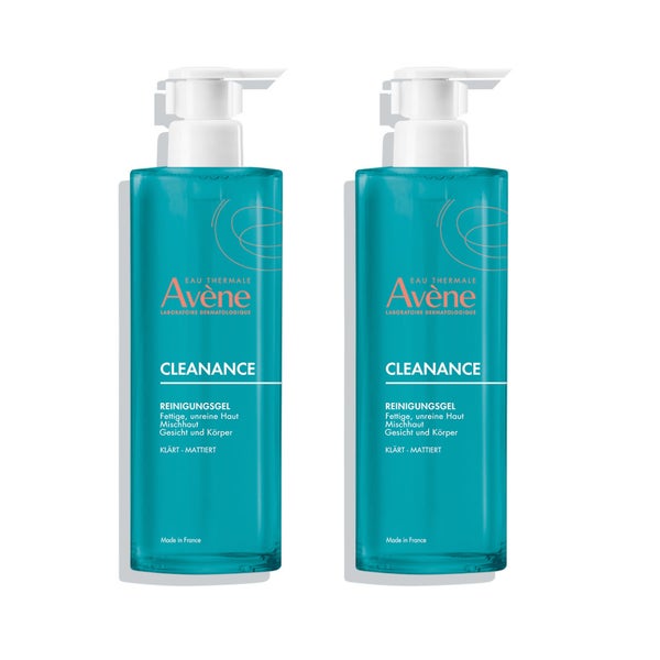 Avène Cleanance Reinigungsgel Doppelpack 2X400 ml
