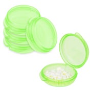 Pillendose Mini Organizer Box Vitamin Halter Reise 5 Grün 1 St