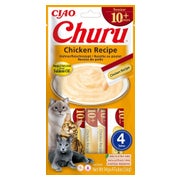 INABA Churu Cat Senior Chicken 4x14g cremiges Leckerli mit Hühnergeschmack für ältere Katzen 0,056 kg