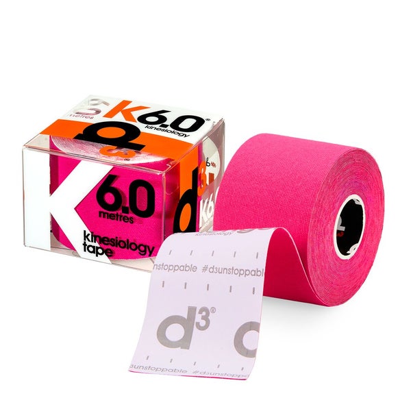 d3 K6.0 Kinesiologie Tape pink 6 m